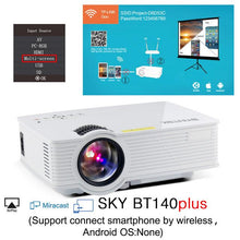 Load image into Gallery viewer, Projector SKY BT140 BYINTEK mini led for Home Theater HDMI (Optional Android Version Support Miracast/Airplay/Google play/APP