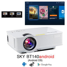 Load image into Gallery viewer, Projector SKY BT140 BYINTEK mini led for Home Theater HDMI (Optional Android Version Support Miracast/Airplay/Google play/APP