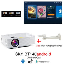 Load image into Gallery viewer, Projector SKY BT140 BYINTEK mini led for Home Theater HDMI (Optional Android Version Support Miracast/Airplay/Google play/APP