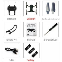 Load image into Gallery viewer, White Mini Drone Quadcopter with  0.3MP camera