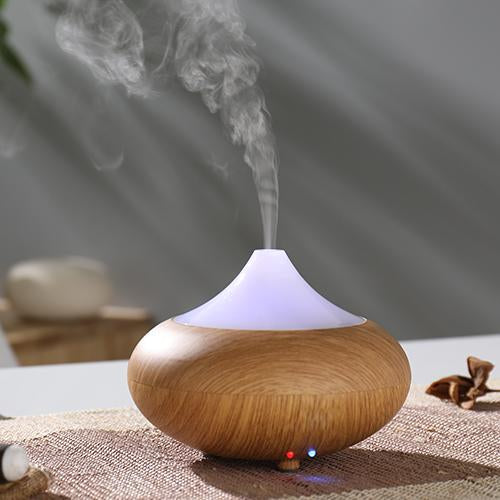 GX.Diffuser Air Humidifier 7 Color Wood Grain Diffuseur Huile Essentiel Humificador Essential Oil Diffuseur for Aroma Diffuser